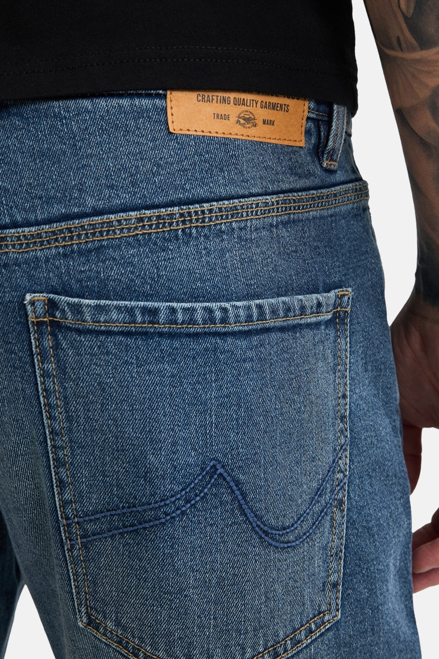 Jeans wide mid blue denim - Petrol Industries®