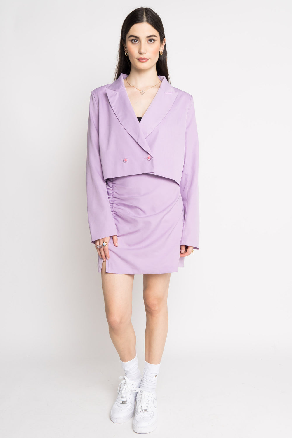 Rok (kort) Paars - DAISY STREET