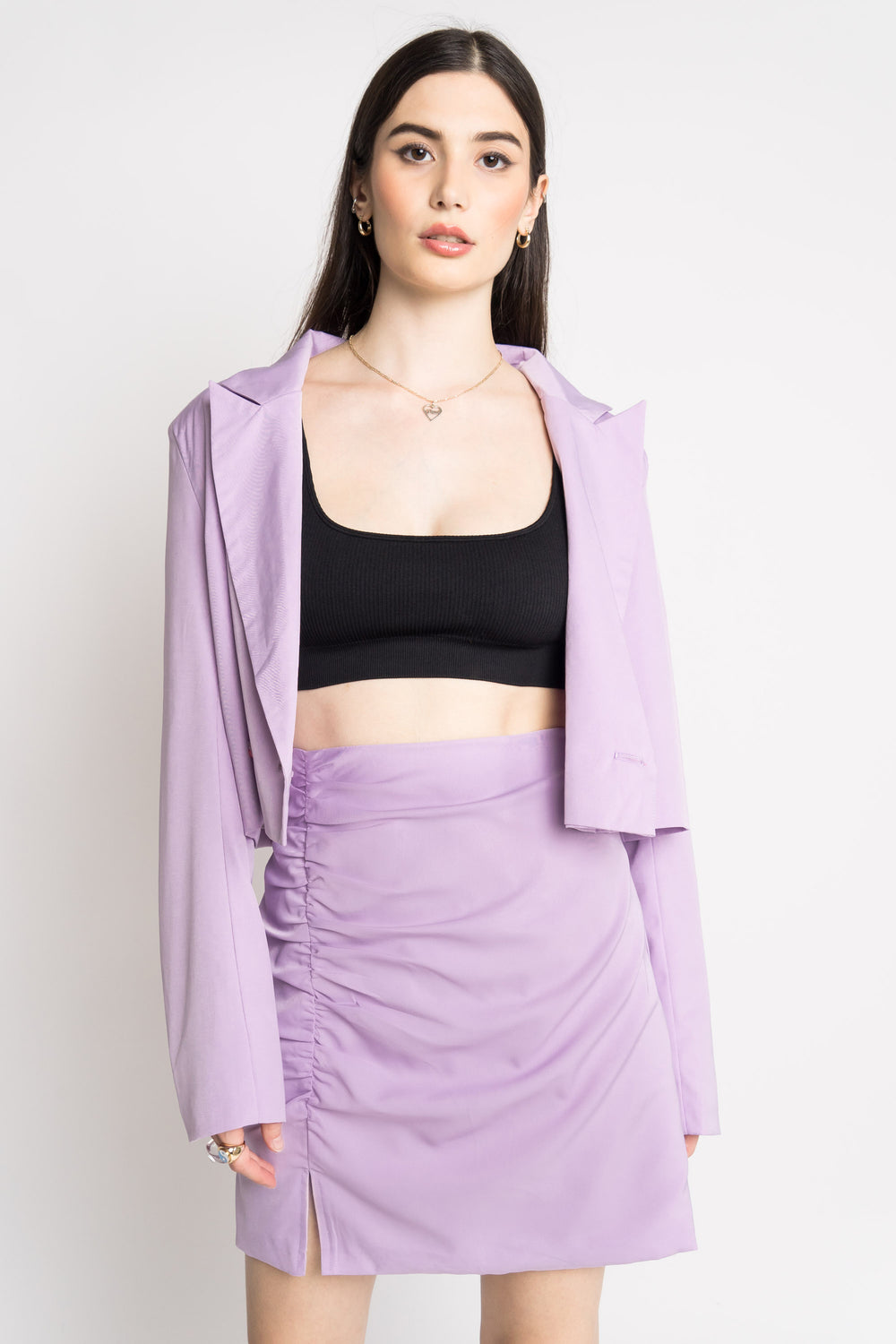 Rok (kort) Paars - DAISY STREET