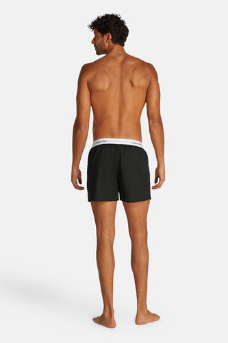 Short de boxers Calvin Calvin Klein, vue vu der ar avec une une ce taille logo logo.