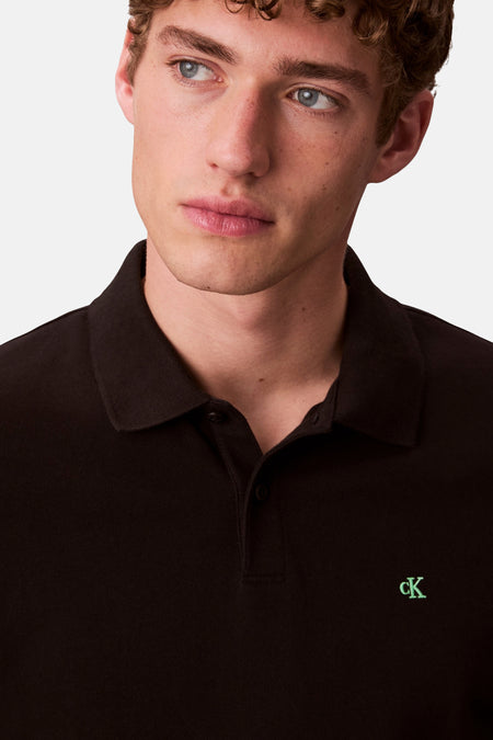 Polo met korte mouwen - zwart