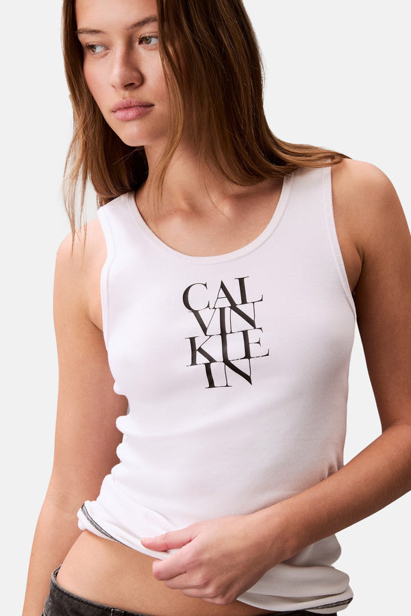 Tanktop Wit - Calvin Klein