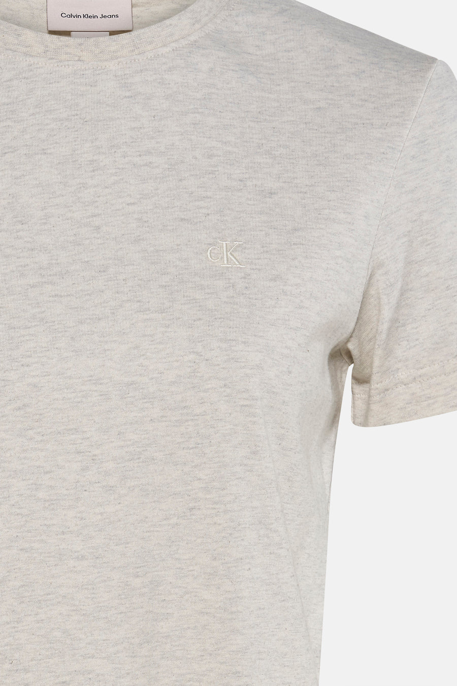 T-shirt à manches courtes - beige - Calvin Klein