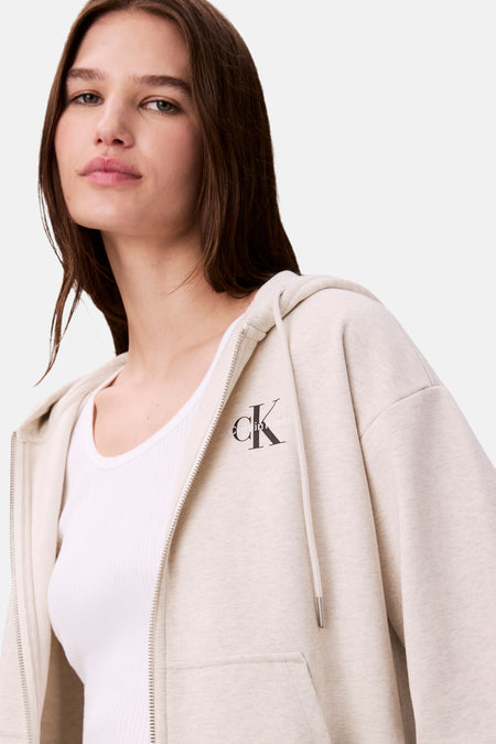 Sweat (gilet) Beige - Calvin Klein