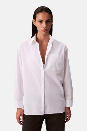 Chemise à manches longues - blanc
