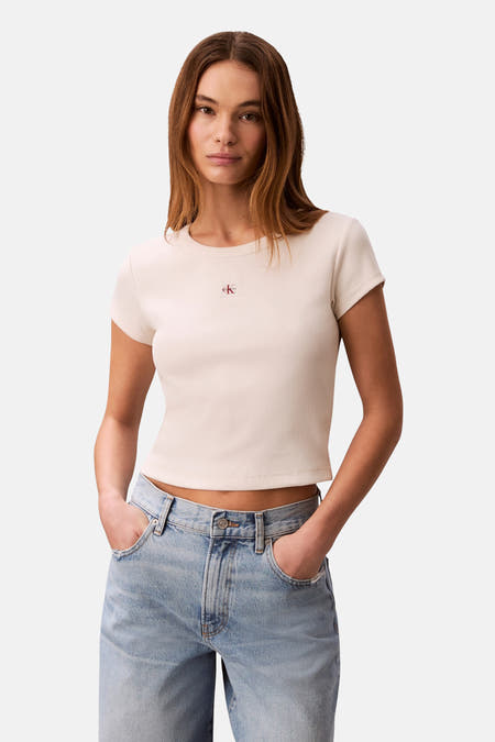 T-shirt à manches courtes - écru