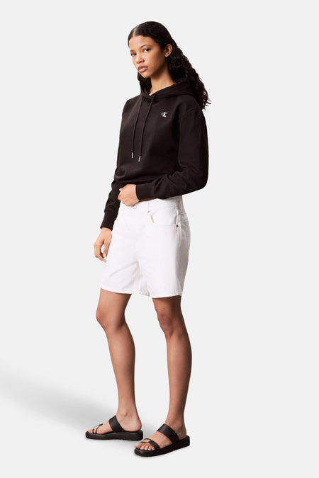 Sweater met kap - zwart