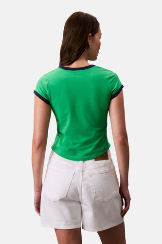 T-shirt à manches courtes - vert - Calvin Klein
