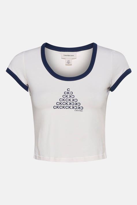 T-shirt (korte mouwen) Wit - Calvin Klein