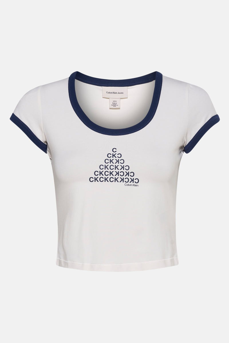 T-shirt (korte mouwen) Wit - Calvin Klein