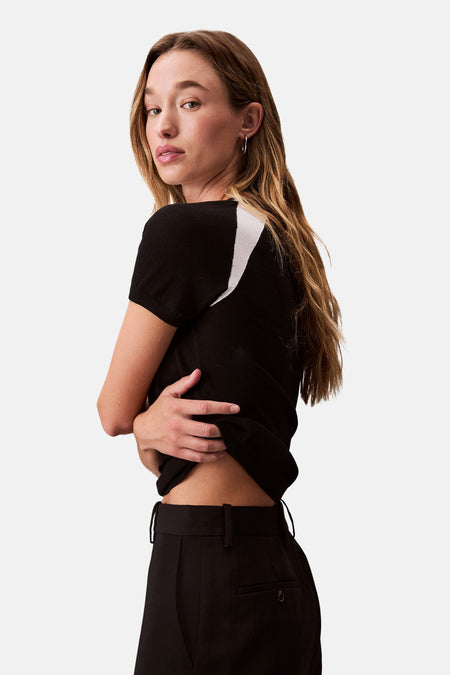 T-shirt (korte mouwen) Zwart - Calvin Klein