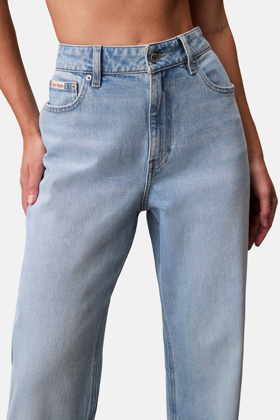 Jeans straight light blue denim - Calvin Klein - Calvin Klein