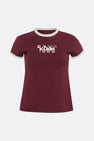 T-shirt met korte mouwen - Bordeaux