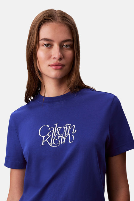 T-shirt (korte mouwen) blauw - Calvin Klein