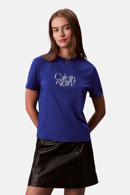 T-shirt (korte mouwen) blauw - Calvin Klein
