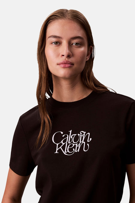 T-shirt (korte mouwen) zwart - Calvin Klein