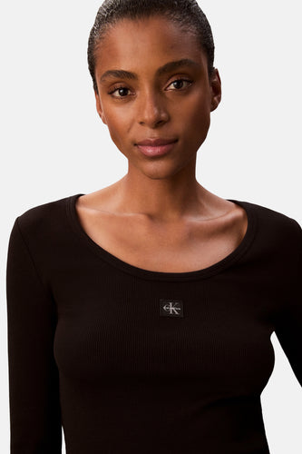 T-shirt à manches longues - noir - Calvin Klein