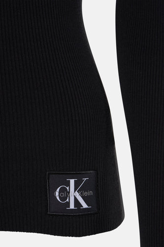 Pull à col roulé - noir - Calvin Klein