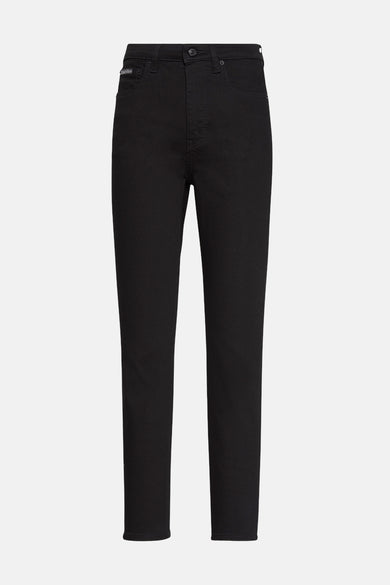 Zwarte skinny jeans van Calvin Klein, met een hoge taille.
