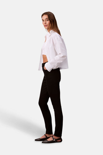 HIGH RISE SKINNY - black denim - Calvin Klein