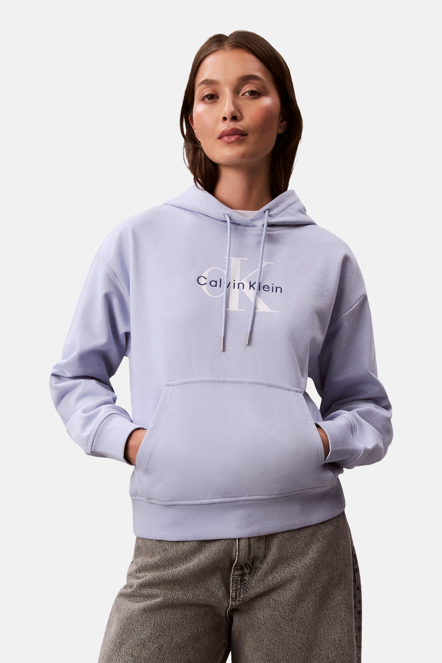 Sweater met kap blauw - Calvin Klein - Calvin Klein