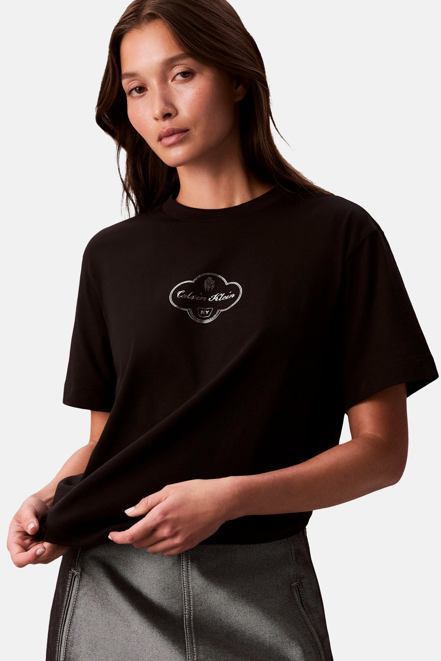 T-shirt met korte mouwen - zwart