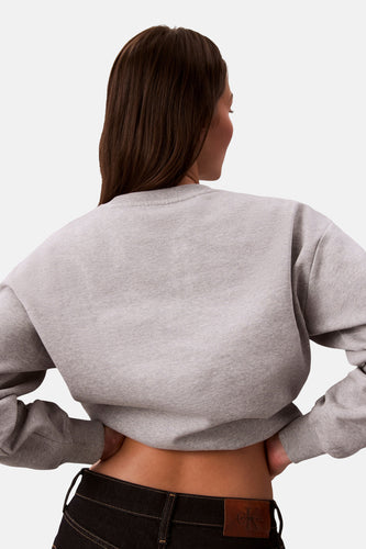 Sweater met ronde hals grijs - Calvin Klein - Calvin Klein