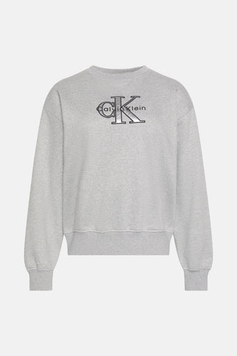 Sweater met ronde hals grijs - Calvin Klein - Calvin Klein