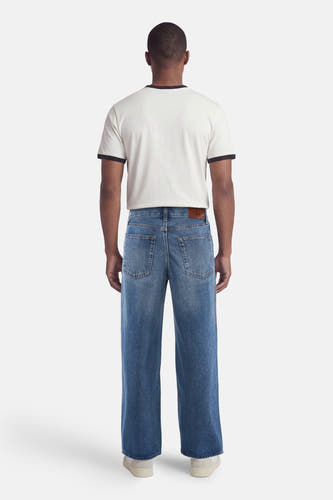 LR BAGGY - Mid blue denim