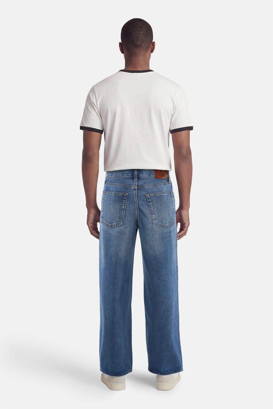 LR BAGGY - Mid blue denim
