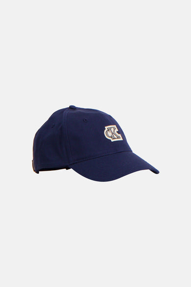Casquette bleue Calvin Klein avec logo sur le devant