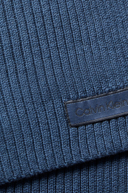 Wintersjaal blauw - Calvin Klein