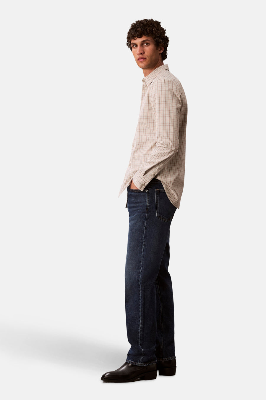 STANDARD STRAIGHT CK - dark blue denim - Calvin Klein