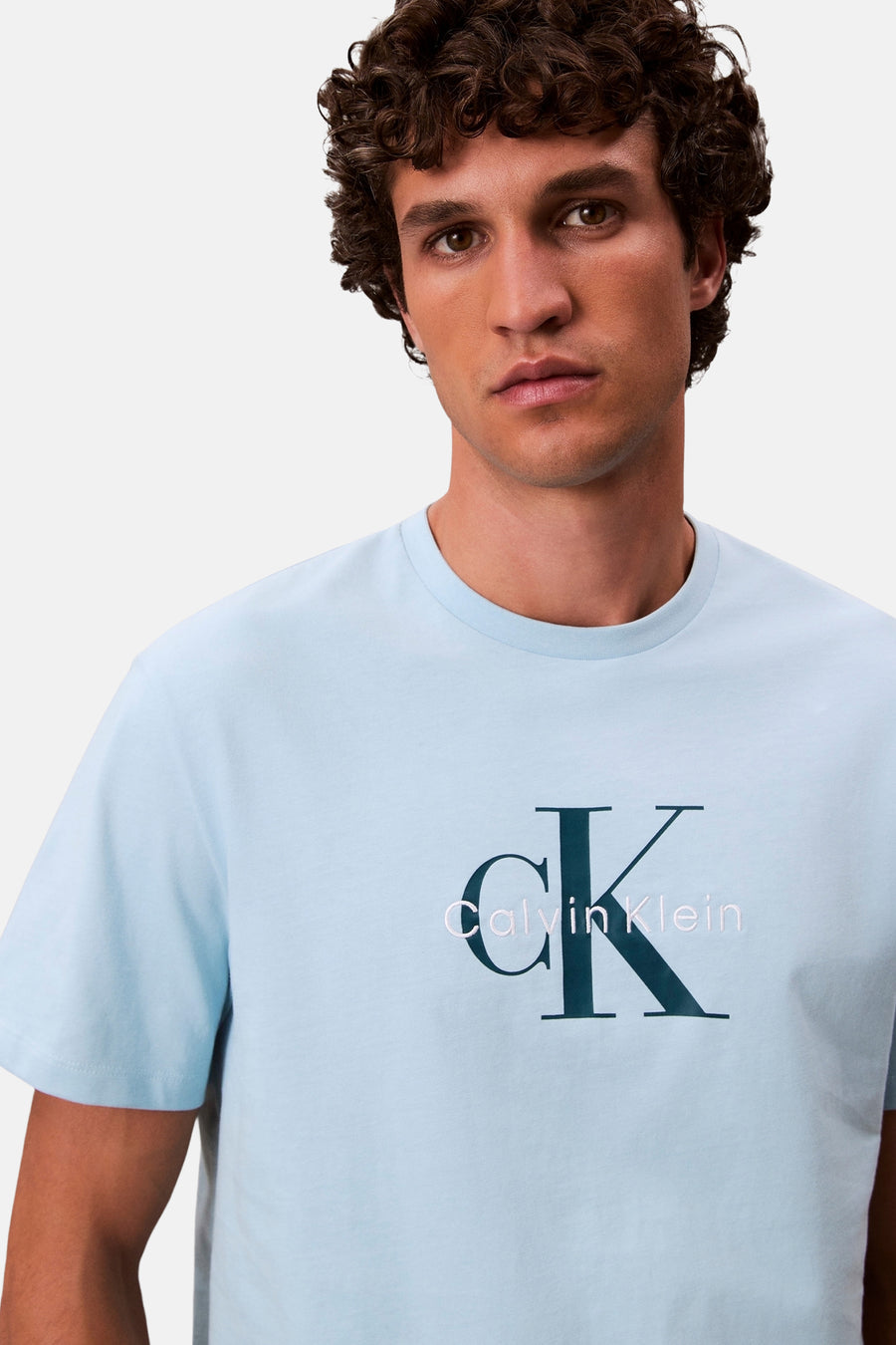 T-shirt met korte mouwen - blauw - Calvin Klein