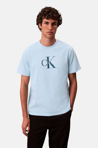 T-shirt met korte mouwen - blauw - Calvin Klein