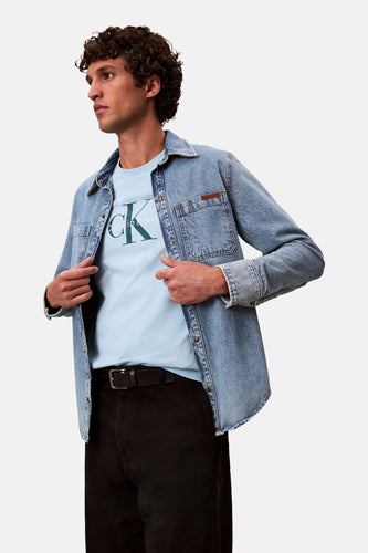 T-shirt met korte mouwen - blauw - Calvin Klein