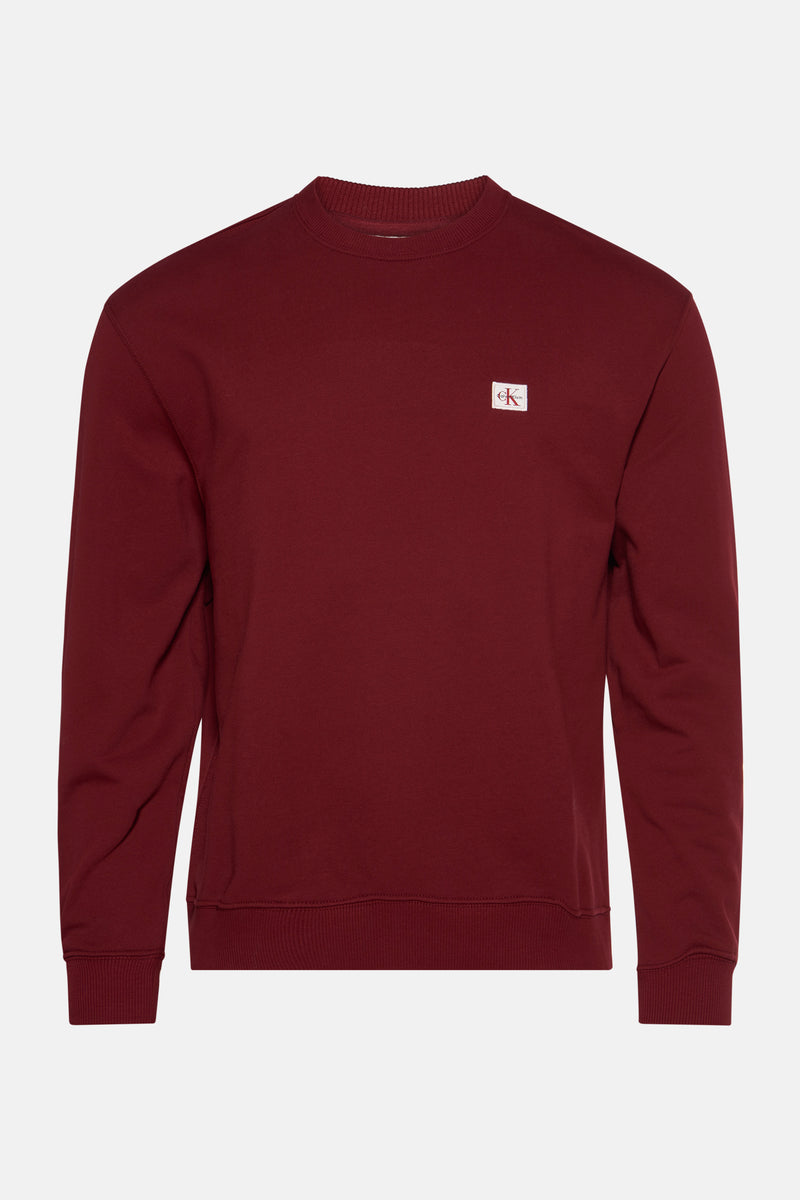 Sweater met ronde hals rood - Calvin Klein