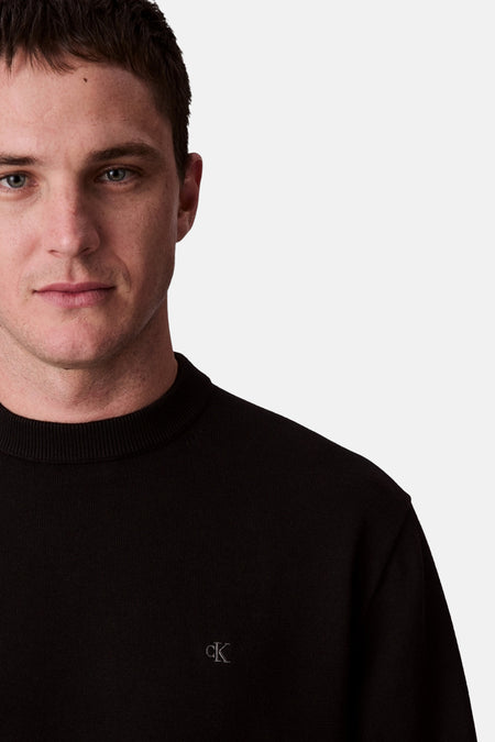 Sweat col O Noir - Calvin Klein