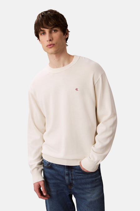 Sweat col O Beige - Calvin Klein