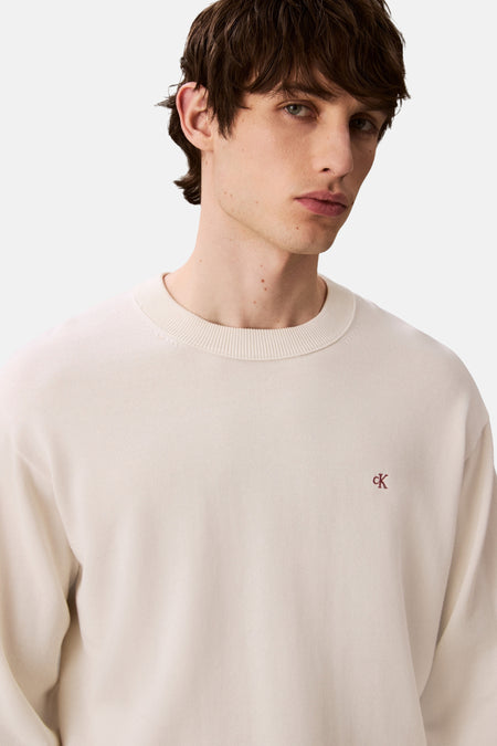 Sweat col O Beige - Calvin Klein