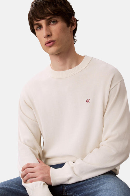 Sweat col O Beige - Calvin Klein