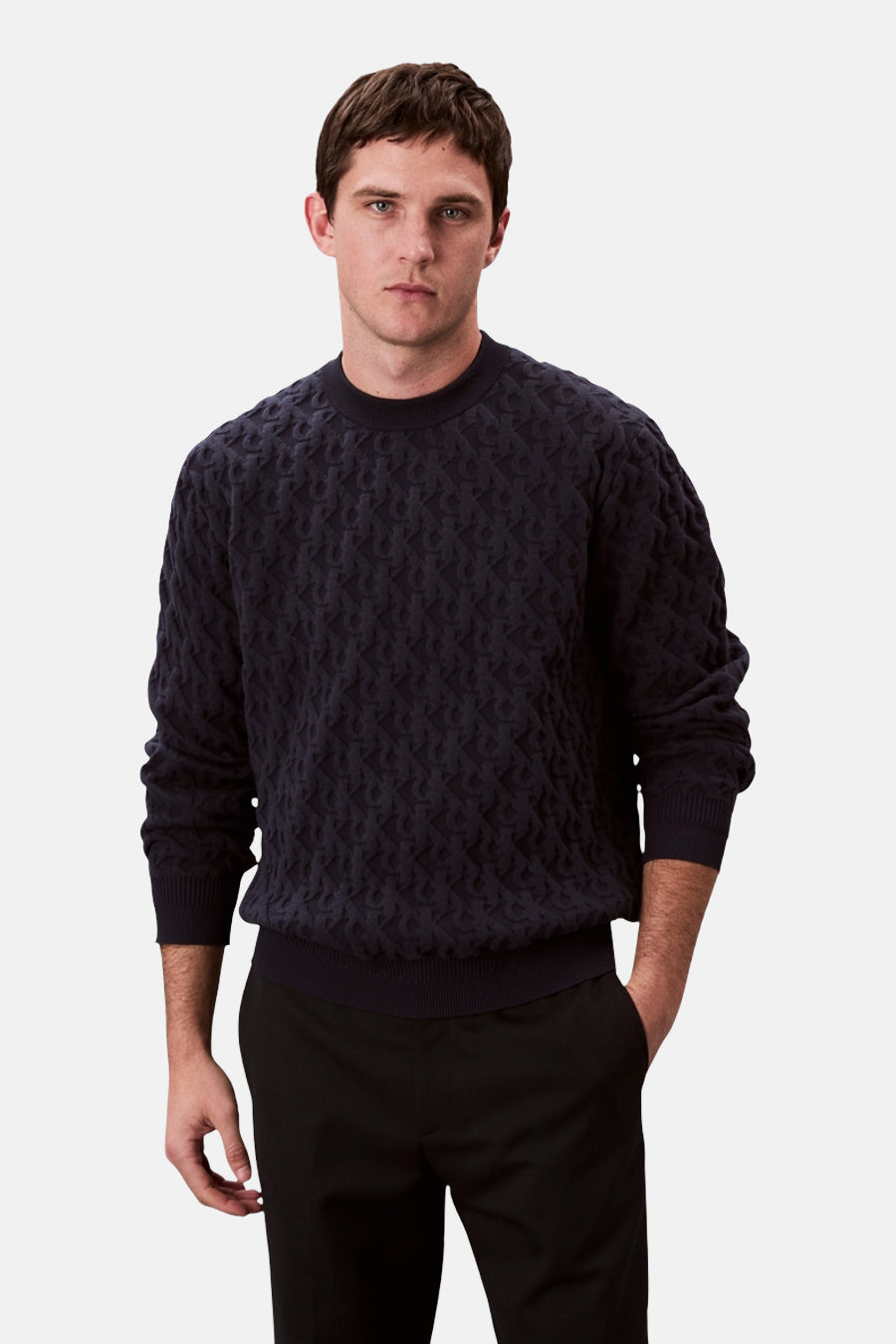Sweater - blauw - Calvin Klein