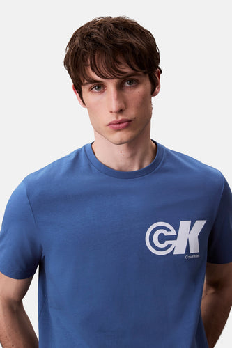 T-shirt à manches courtes - bleu - Calvin Klein