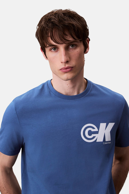 T-shirt met korte mouwen - blauw