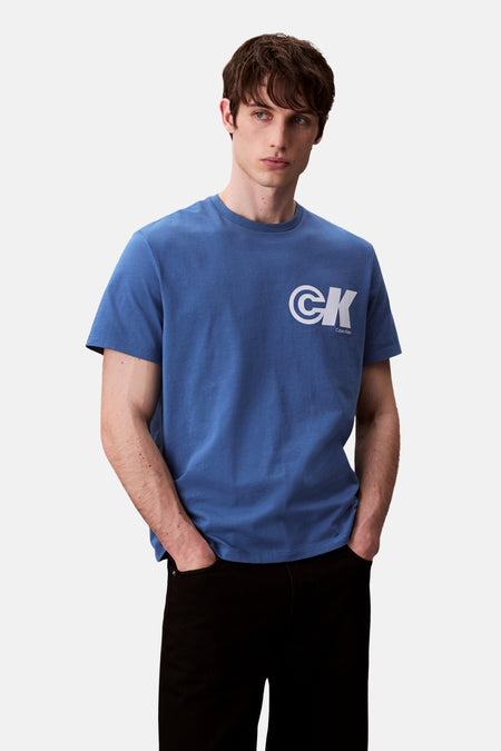 T-shirt met korte mouwen - blauw