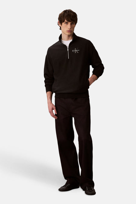 Sweat col O Noir - Calvin Klein