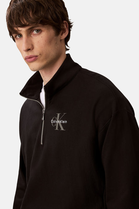Sweat col O Noir - Calvin Klein