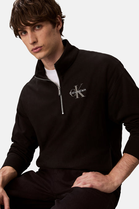 Sweat col O Noir - Calvin Klein