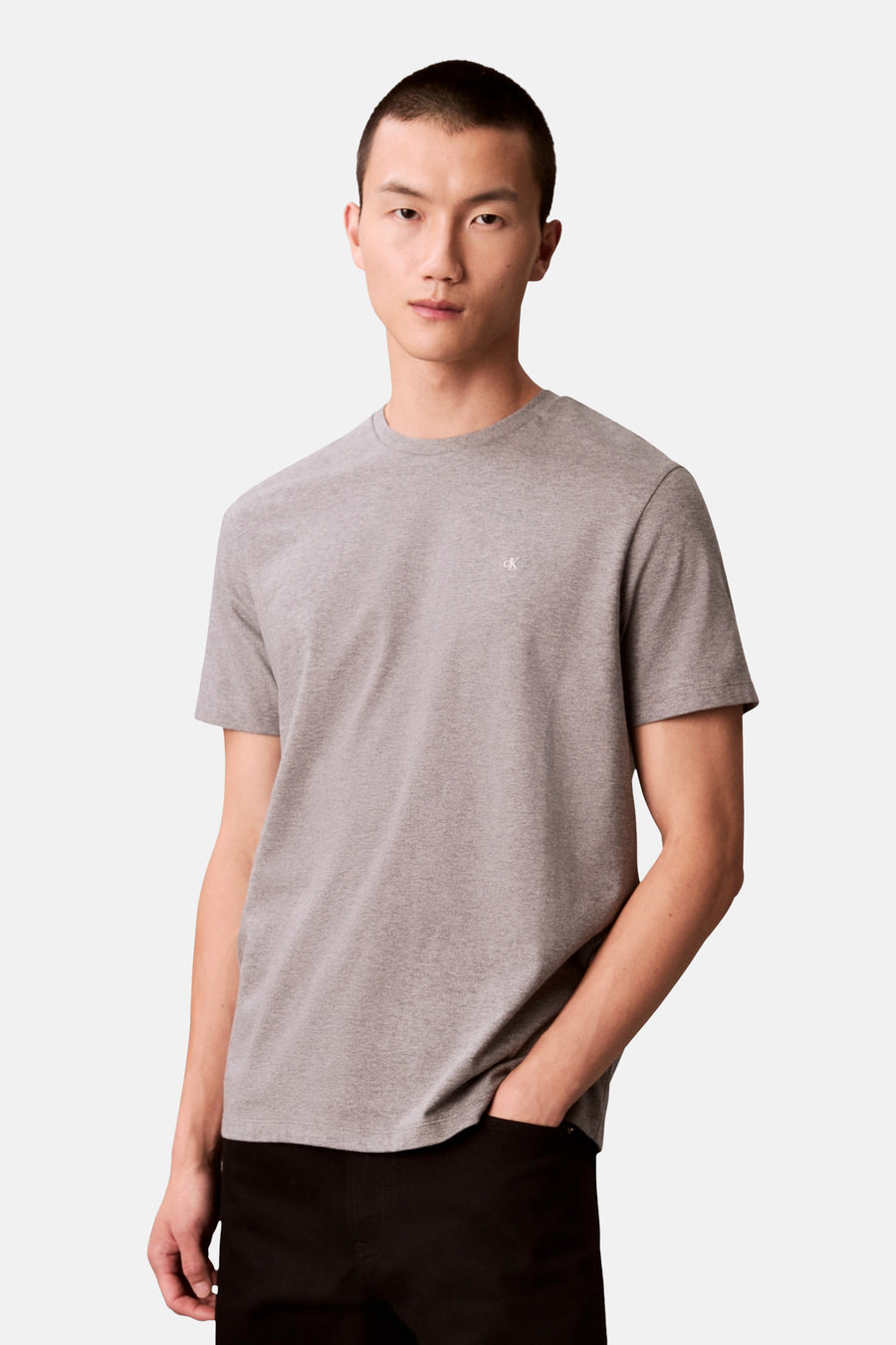 T-shirt met korte mouwen - grijs - Calvin Klein