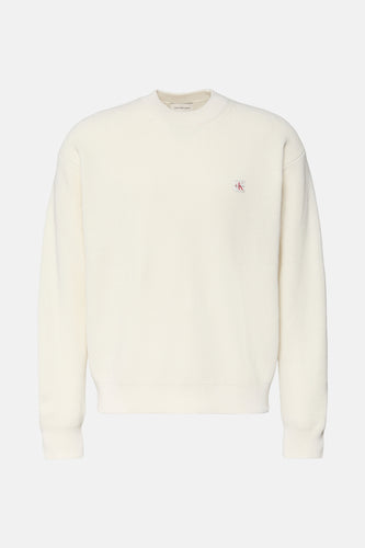 Pull met ronde hals - beige - Calvin Klein